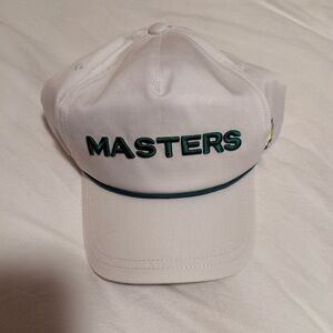 NWT Unisex White Masters Rope Hat
